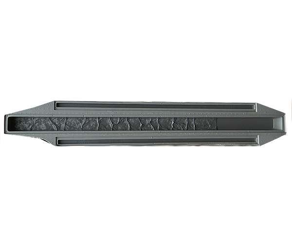 Комплект форм для столба с пазами «Галька» (2,8 м)