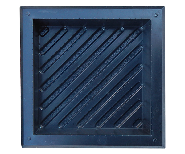 Формы для тактильной плитки Диагональный риф 400x400x87