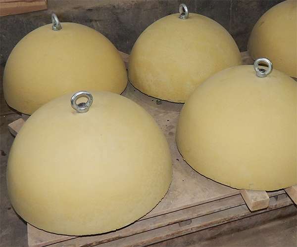 Форма для парковочной полусферы (395х200)