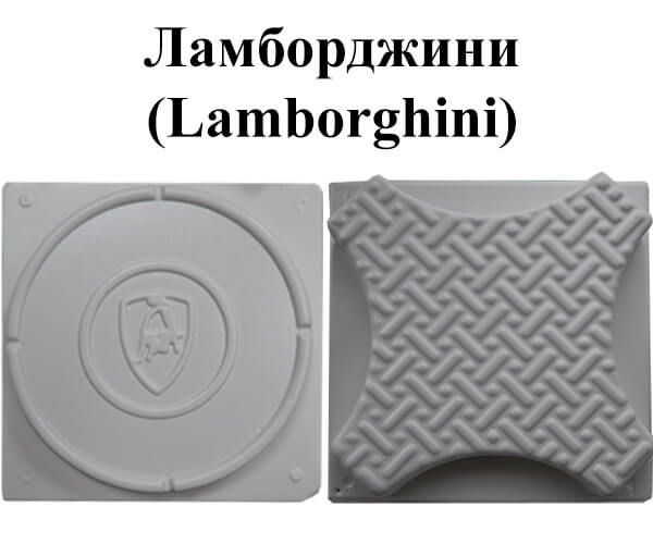 Комплект форм для бетонопаркета «Авто эмблемы»