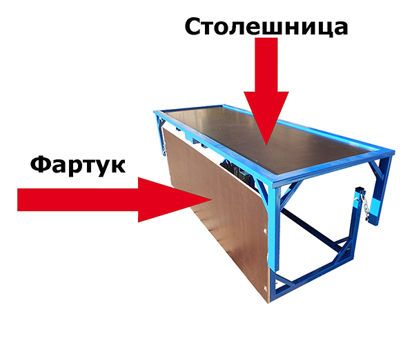 Столешница+Фартук для вибростола 
