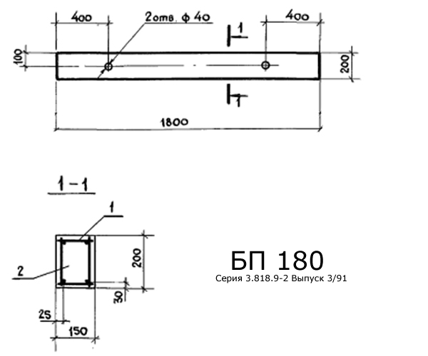 Форма для балки перекрытия каналов навозоудаления БП 180 Форма для балки перекрытия каналов навозоудаления БП 180